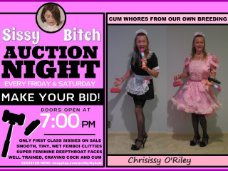 Chrisissy O'Riley Sissy Bitch Auction Advertisement II